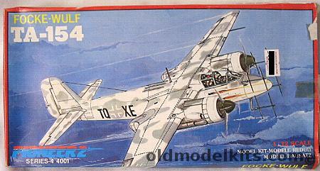 Pioneer 2 1/72 Focke-Wulf TA-154, 4001 plastic model kit